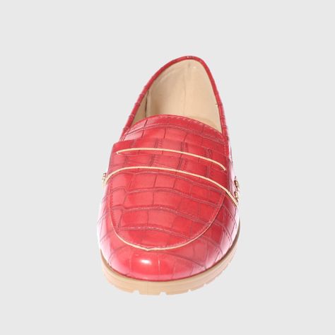 Mocasín Rojo Vía Franca Mujer-2