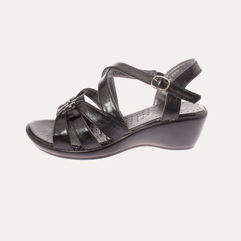 Sandalia Negro Vía Franca Mujer Art: 5RC21393BLACK-1