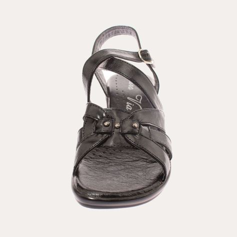 Sandalia Negro Vía Franca Mujer Art: 5RC21393BLACK-2