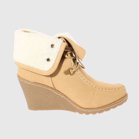 Botín Beige Vía Franca Mujer-3