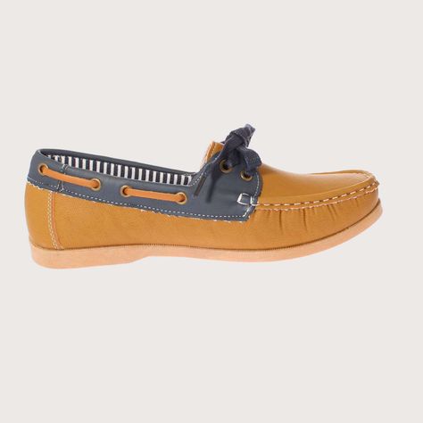 Mocasín Café Claro Vía Franca Mujer Art: 5LO450CAMELNAVY-3