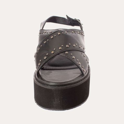 Sandalia Plataforma Negro Vía Franca Mujer Art: 52109B30874BLACK-2