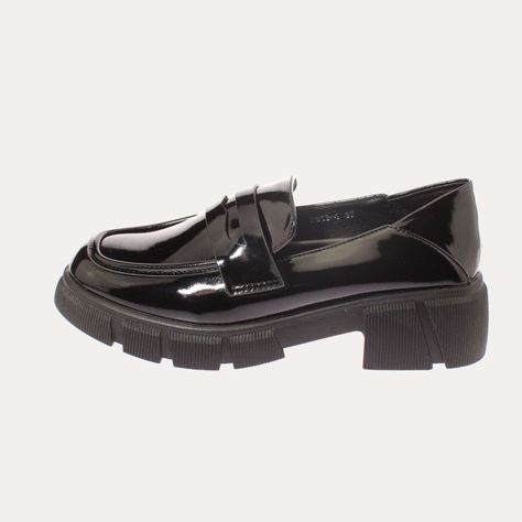 Mocasín Negro Vía Franca Mujer Art: 586134BLACK-1