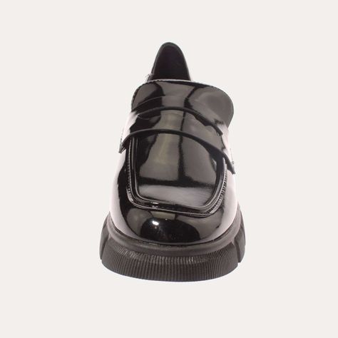 Mocasín Negro Vía Franca Mujer Art: 586134BLACK-2
