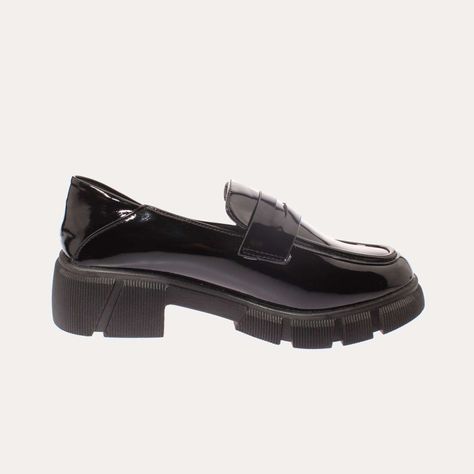 Mocasín Negro Vía Franca Mujer Art: 586134BLACK-3