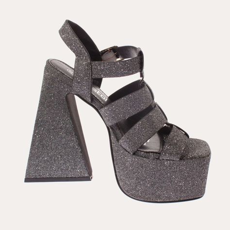 Sandalia Plataforma Gris Vía Franca Mujer Art: 5LXN445AGREY-3