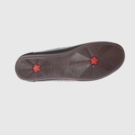 Mocasín Negro Vía Franca Mujer-4