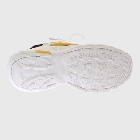 Zapatilla Blanco/Amarillo Vía Franca Mujer-1