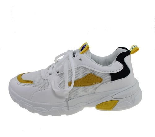 Zapatilla Blanco/Amarillo Vía Franca Mujer-8