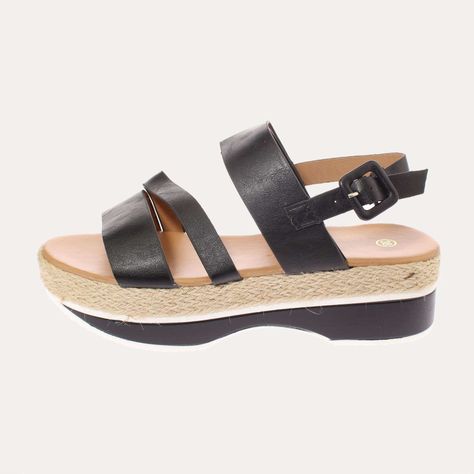 Sandalia Negro Vía Franca Mujer Art: 52110B31105BLACK-1