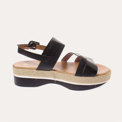 Sandalia Negro Vía Franca Mujer Art: 52110B31105BLACK-3