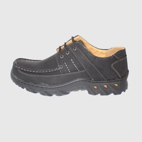 Zapato Negro Vía Franca Hombre-1