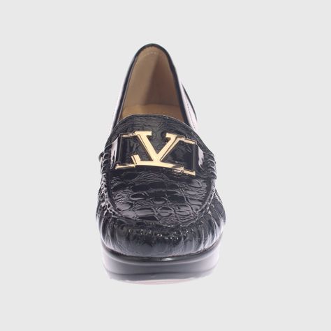 Mocasín Platafoma Negro Vía Franca Mujer-2