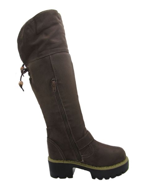 Bota Gris Vía Franca Niña Art: 3NI803TAUPE-2