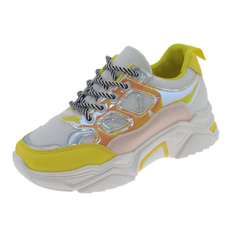 Zapatilla Amarillo Vía Franca Mujer-0