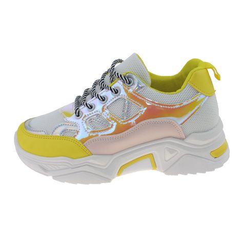 Zapatilla Amarillo Vía Franca Mujer-3
