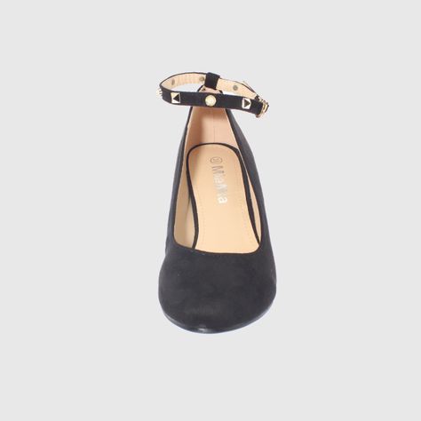 Zapato taco Negro Vía Franca Mujer-2