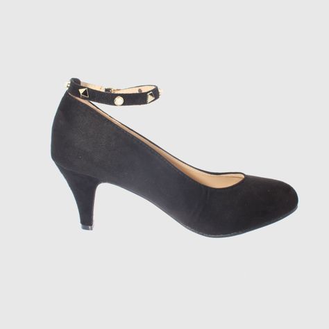 Zapato taco Negro Vía Franca Mujer-3