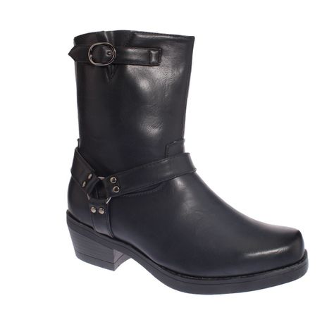 Bota Vaquera Negro Vía Franca Hombre-0