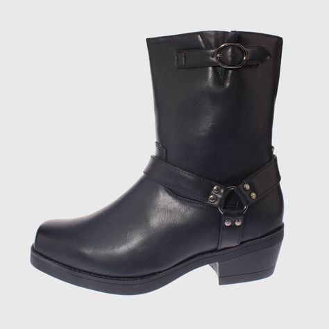 Bota Vaquera Negro Vía Franca Hombre-1