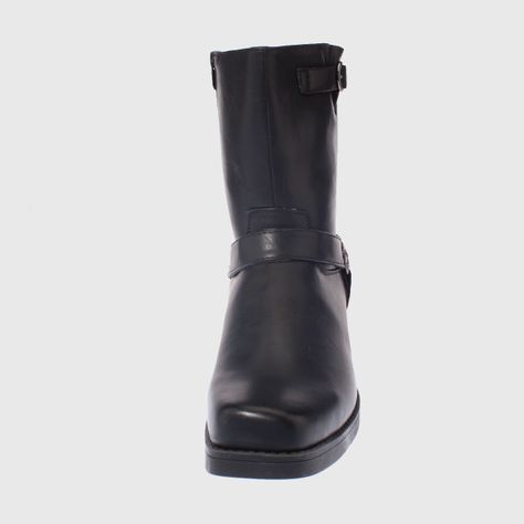 Bota Vaquera Negro Vía Franca Hombre-2