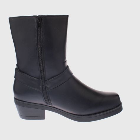 Bota Vaquera Negro Vía Franca Hombre-3