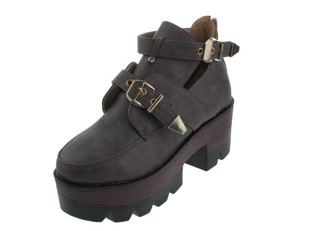 Botin Verano Gris Vía franca Mujer-0