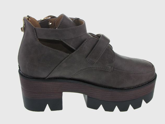 Botin Verano Gris Vía franca Mujer-3