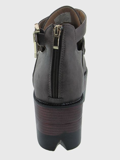 Botin Verano Gris Vía franca Mujer-4