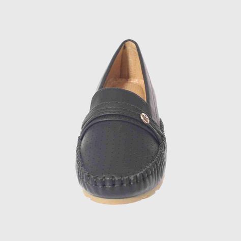 Mocasín Confort Negro Vía Franca Mujer-2