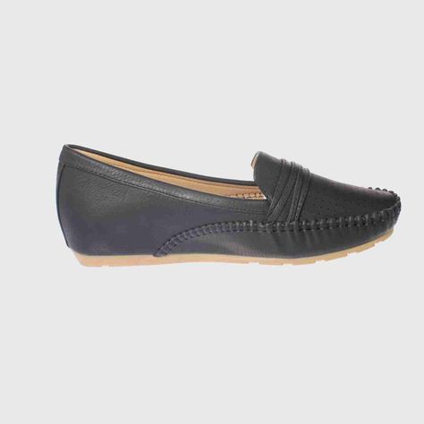 Mocasín Confort Negro Vía Franca Mujer-3