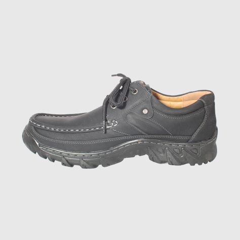 Zapato Negro Vía Franca Hombre-1