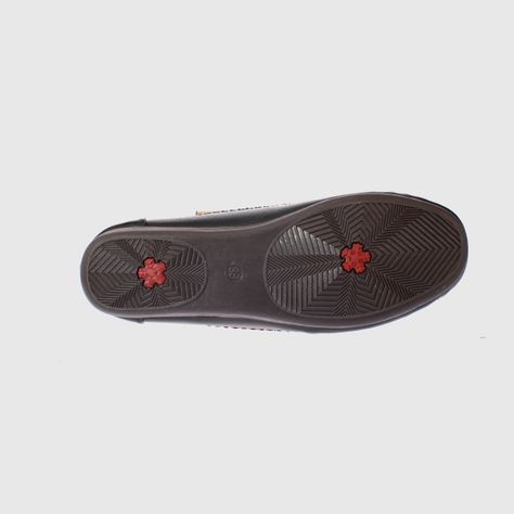 Mocasín Negro Vía Franca Mujer-5