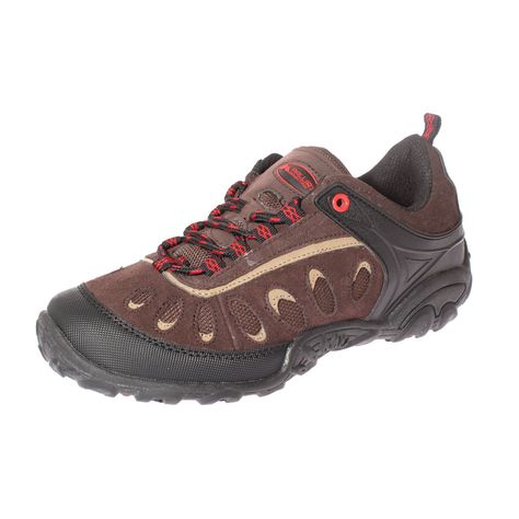 Zapatilla Outdoor Chocolate/Rojo Vía Franca Niño-0