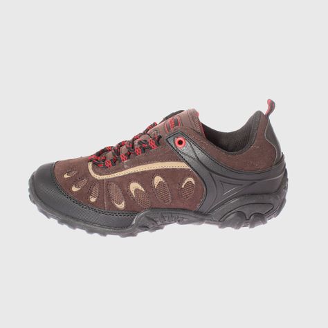 Zapatilla Outdoor Chocolate/Rojo Vía Franca Niño-1