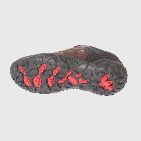 Zapatilla Outdoor Chocolate/Rojo Vía Franca Niño-3