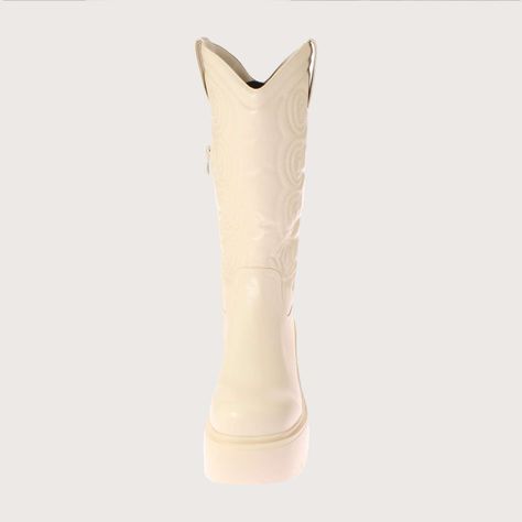 Bota Terraplen Blanco Vía Franca Mujer Art: 5XZN584BBEIGE-2