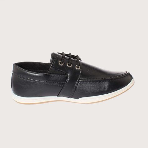 Zapato Negro Vía Franca Hombre Art: 81A88164BLACK-3