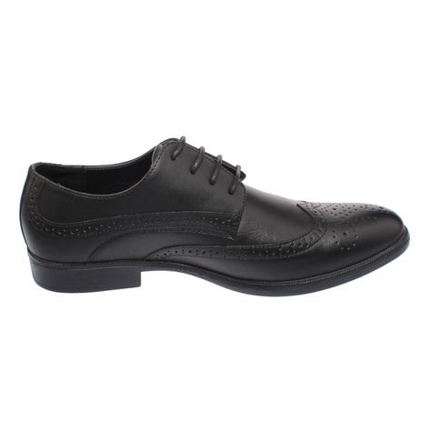 Zapato Formal Negro Vía Franca Hombre-1