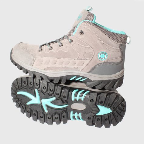 Zapatilla Outdoor Gris/Verde Agua Vía Franca Mujer-3