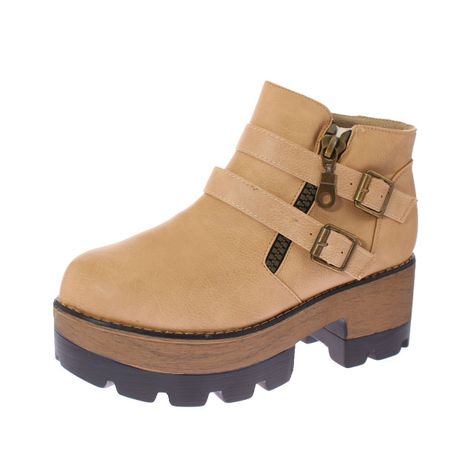 Botín Terraplen Beige Vía Franca Mujer-0