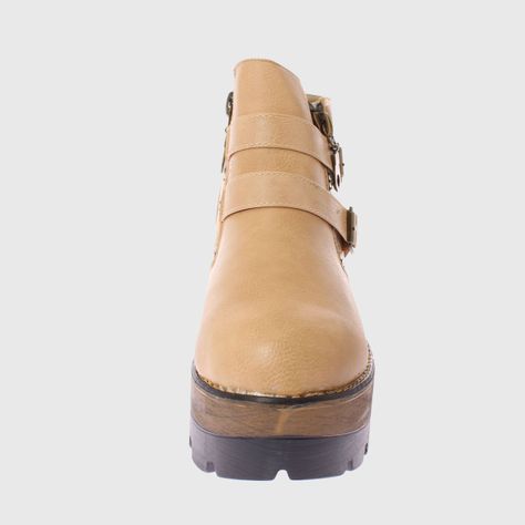 Botín Terraplen Beige Vía Franca Mujer-2