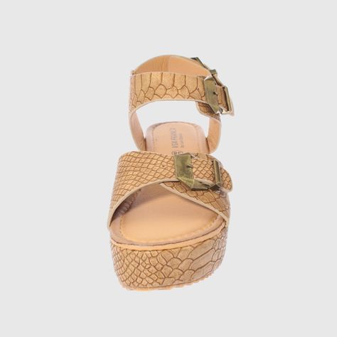 Sandalia plataforma Croco Aragona Vía Franca Mujer-2