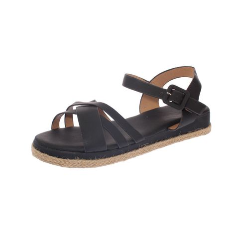 Sandalia Plataforma Negro Vía franca Mujer-0