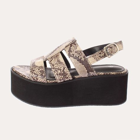 Sandalia Plataforma Negro Vía Franca Mujer Art: 52109B30895BLACK-1