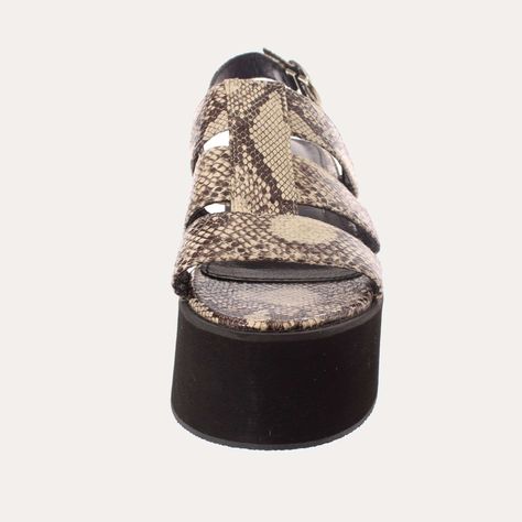 Sandalia Plataforma Negro Vía Franca Mujer Art: 52109B30895BLACK-2