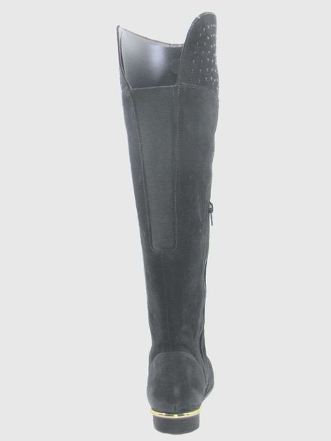 Bota Cuero Negro Vía Franca Mujer-3