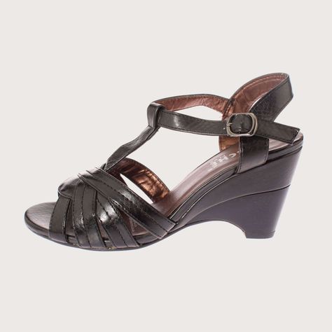 Sandalia Negro Vía Franca Mujer Art: 5KT3034BLACK-1