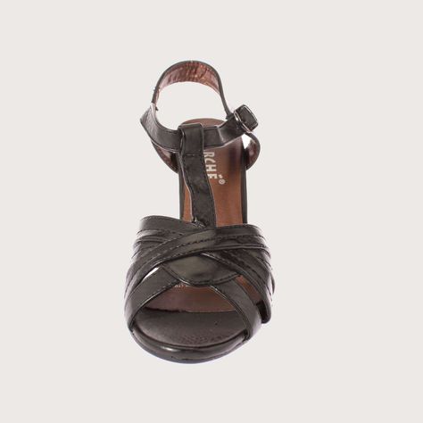 Sandalia Negro Vía Franca Mujer Art: 5KT3034BLACK-2