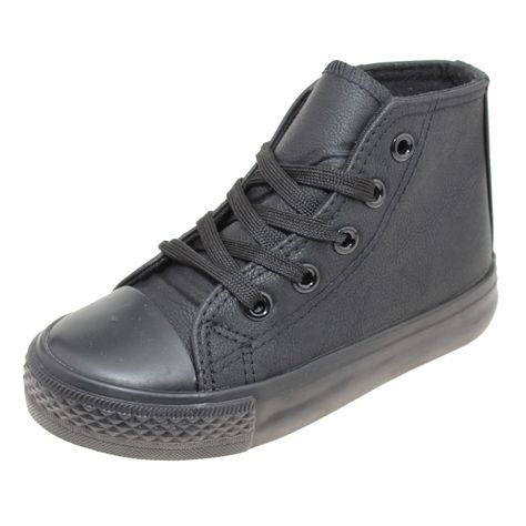 Zapato Escolar Para Niño Color Negro-0